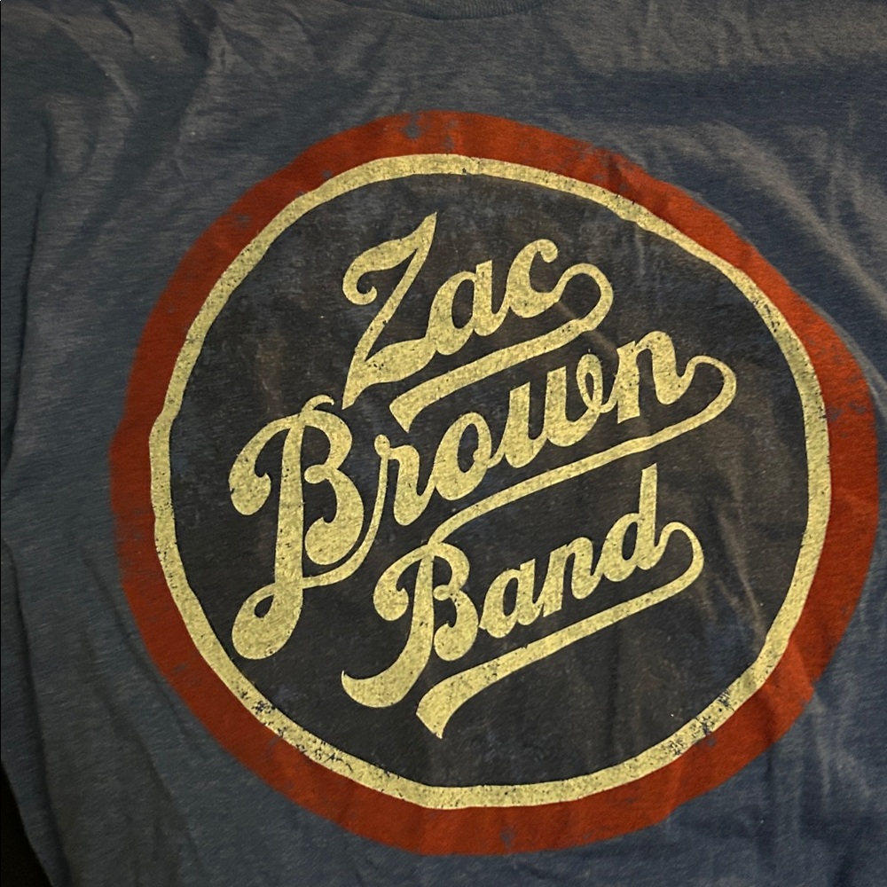 Zac Brown Band Great American Road Trip 2014 Concert Tshirt
